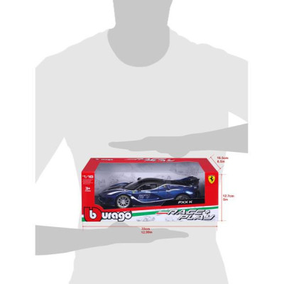 Bburago Ferrari FXX-K EVO 1:18 27 modrá