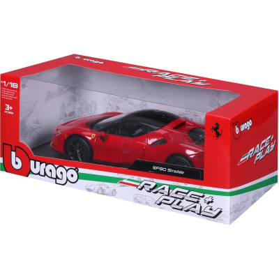 Bburago Ferrari SF90 Stradale 1:18 červená