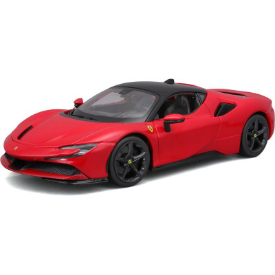 Bburago Ferrari SF90 Stradale 1:18 červená