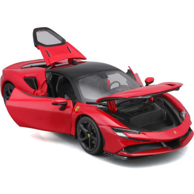 Bburago Ferrari SF90 Stradale 1:18 červená