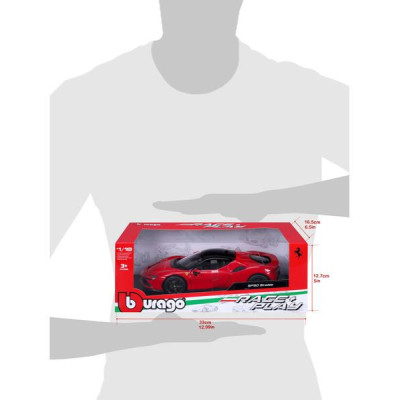 Bburago Ferrari SF90 Stradale 1:18 červená
