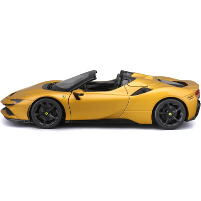 Bburago Ferrari SF90 Spider 1:18 zlatá metalíza