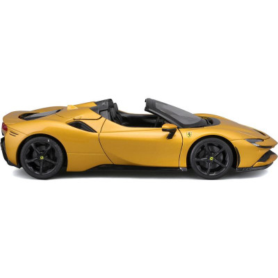 Bburago Ferrari SF90 Spider 1:18 zlatá metalíza
