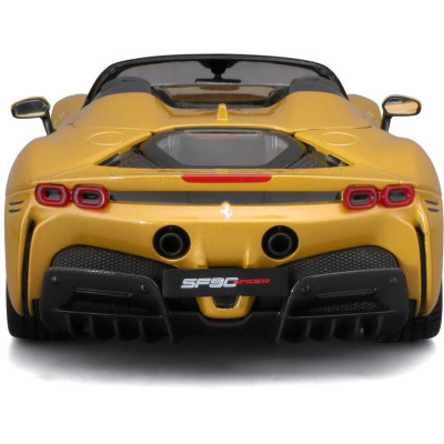 Bburago Ferrari SF90 Spider 1:18 zlatá metalíza