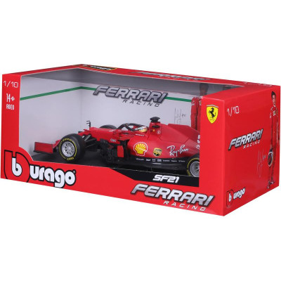 Bburago Ferrari SF21 1:18 55 Carlos Sainz