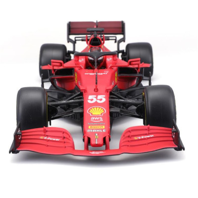 Bburago Ferrari SF21 1:18 55 Carlos Sainz