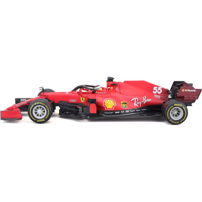 Bburago Ferrari SF21 1:18 55 Carlos Sainz