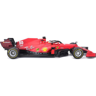 Bburago Ferrari SF21 1:18 55 Carlos Sainz