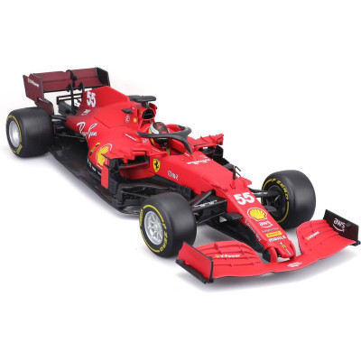 Bburago Ferrari SF21 1:18 55 Carlos Sainz
