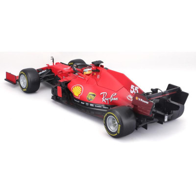 Bburago Ferrari SF21 1:18 55 Carlos Sainz