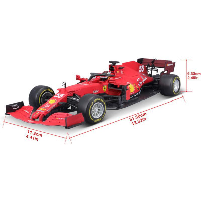 Bburago Ferrari SF21 1:18 55 Carlos Sainz