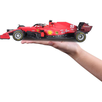 Bburago Ferrari SF21 1:18 55 Carlos Sainz
