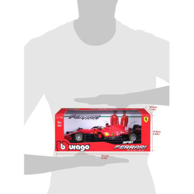 Bburago Ferrari SF21 1:18 55 Carlos Sainz