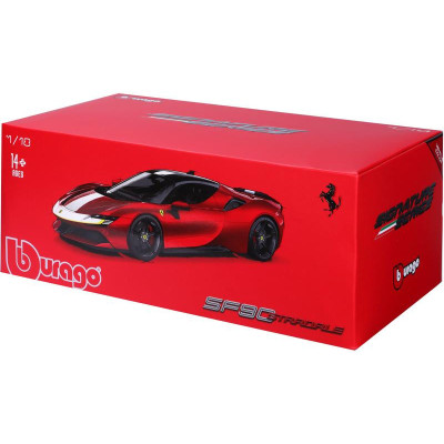 Bburago Signature Ferrari SF90 Stradale Assetto Fiorano 1:18 červená