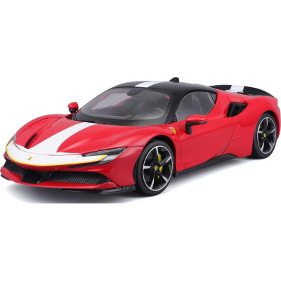 Bburago Signature Ferrari SF90 Stradale Assetto Fiorano 1:18 červená