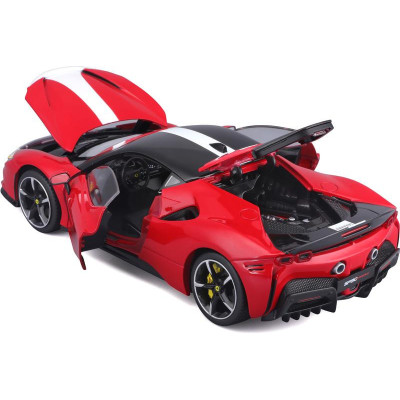 Bburago Signature Ferrari SF90 Stradale Assetto Fiorano 1:18 červená