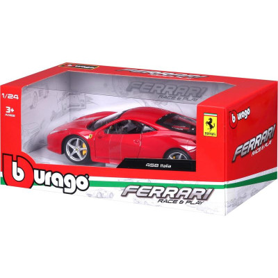 Bburago Ferrari 458 Italia 1:24 červená