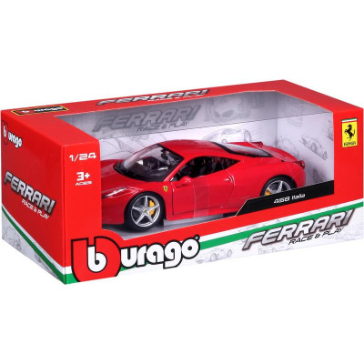 Bburago Ferrari 458 Italia 1:24 červená