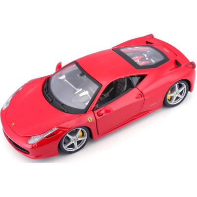Bburago Ferrari 458 Italia 1:24 červená