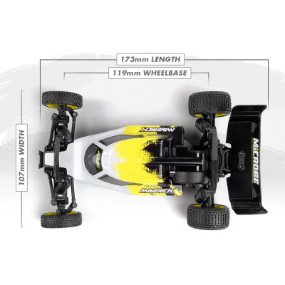 Maverick Microbe 1/24th Buggy - Žlutá