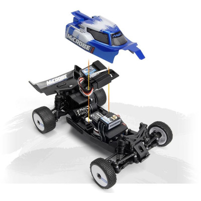 Microbe Flux 1/24th Buggy - Modrá