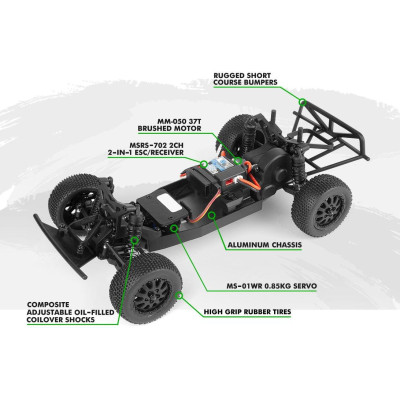 Microbe SC 1/24 Short Course – Zelená