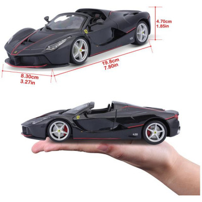 Bburago Ferrari LaFerrari Aperta 1:24 černá metalíza