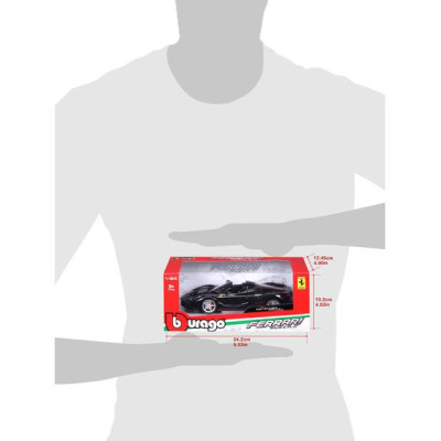 Bburago Ferrari LaFerrari Aperta 1:24 černá metalíza