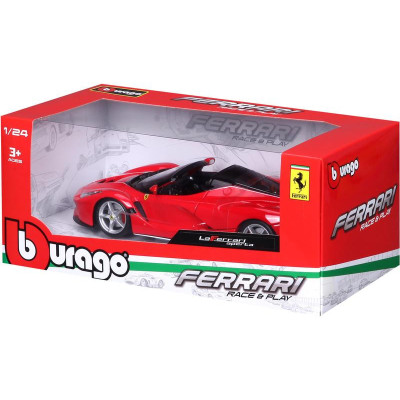 Bburago Ferrari LaFerrari Aperta 1:24 červená