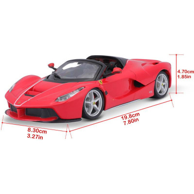 Bburago Ferrari LaFerrari Aperta 1:24 červená