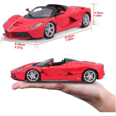 Bburago Ferrari LaFerrari Aperta 1:24 červená