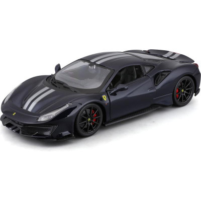 Bburago Ferrari 488 Pista 1:24 tmavě modrá