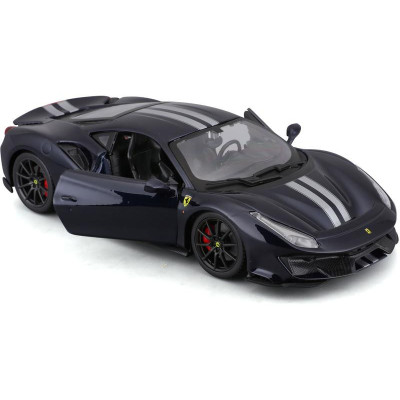Bburago Ferrari 488 Pista 1:24 tmavě modrá