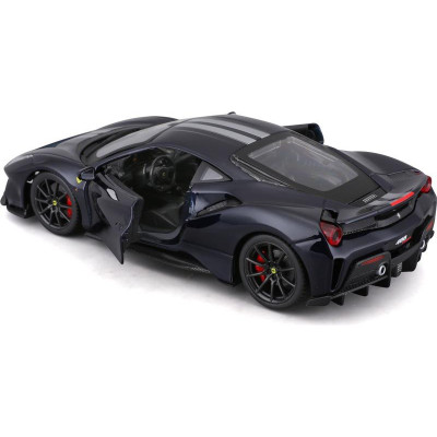 Bburago Ferrari 488 Pista 1:24 tmavě modrá
