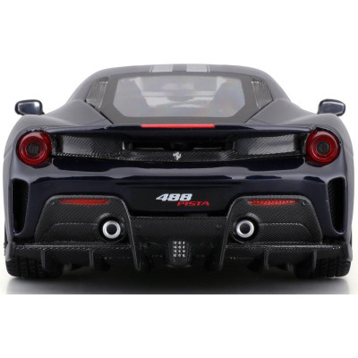Bburago Ferrari 488 Pista 1:24 tmavě modrá