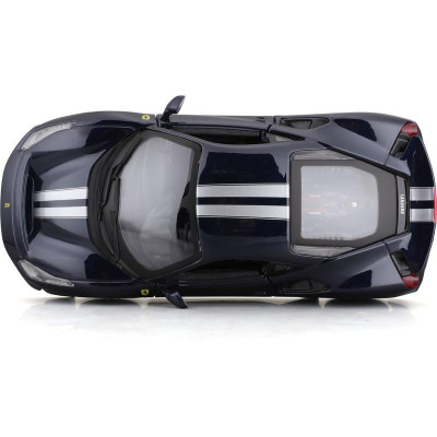 Bburago Ferrari 488 Pista 1:24 tmavě modrá