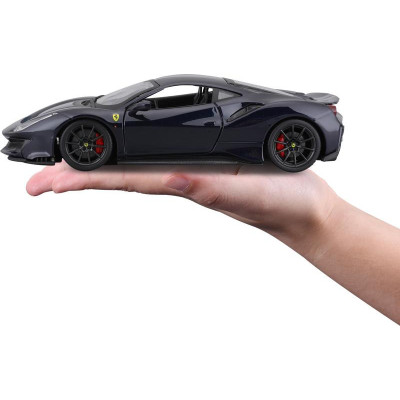 Bburago Ferrari 488 Pista 1:24 tmavě modrá
