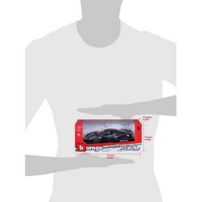 Bburago Ferrari 488 Pista 1:24 tmavě modrá