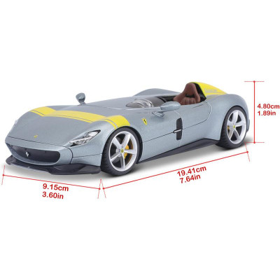 Bburago Ferrari Monza SP1 1:24 stříbrná