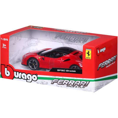 Bburago Ferrari SF90 Stradale 1:24 červená
