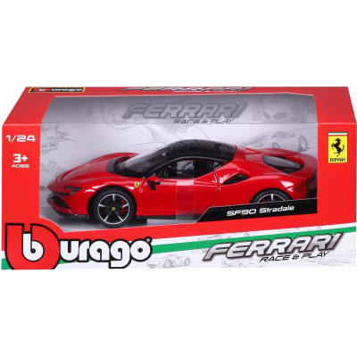 Bburago Ferrari SF90 Stradale 1:24 červená