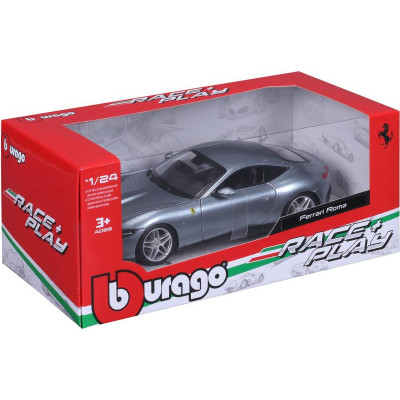 Bburago Ferrari Roma 1:24 stříbrná