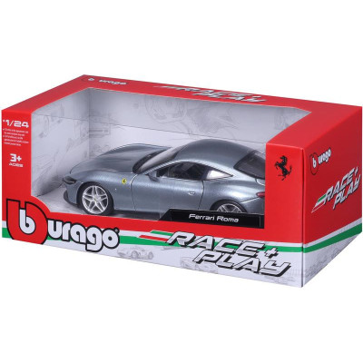 Bburago Ferrari Roma 1:24 stříbrná