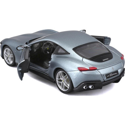 Bburago Ferrari Roma 1:24 stříbrná