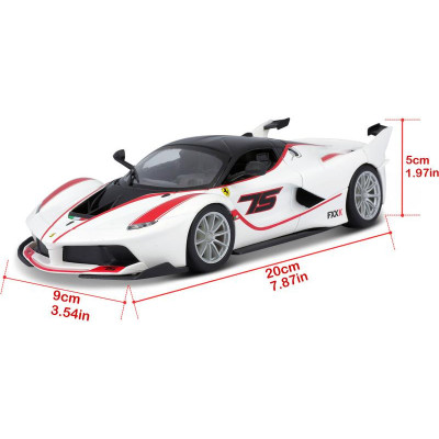 Bburago Ferrari FXX K 1:24 bílá