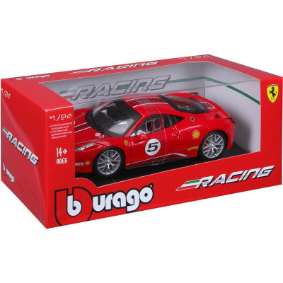 Bburago Ferrari 458 Challenge 1:24 červená