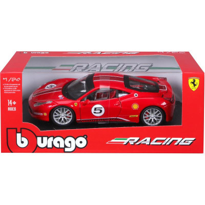 Bburago Ferrari 458 Challenge 1:24 červená