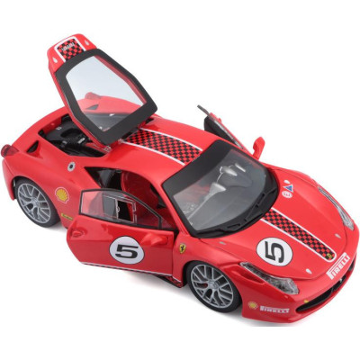 Bburago Ferrari 458 Challenge 1:24 červená