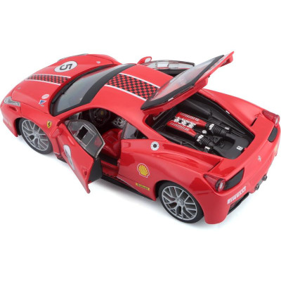Bburago Ferrari 458 Challenge 1:24 červená