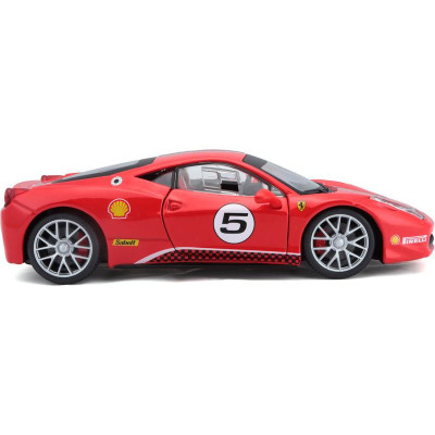 Bburago Ferrari 458 Challenge 1:24 červená